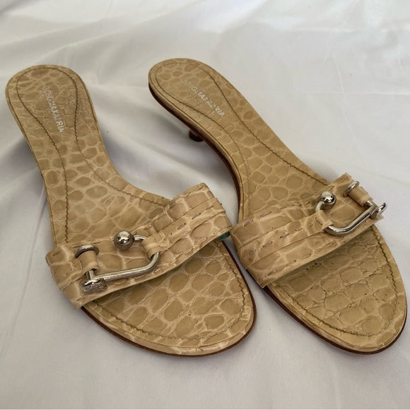 Vintage BCBGMAXAZRIA crocodile mules - Picture 6 of 6